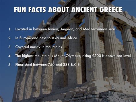 interesting facts about ancient greece.